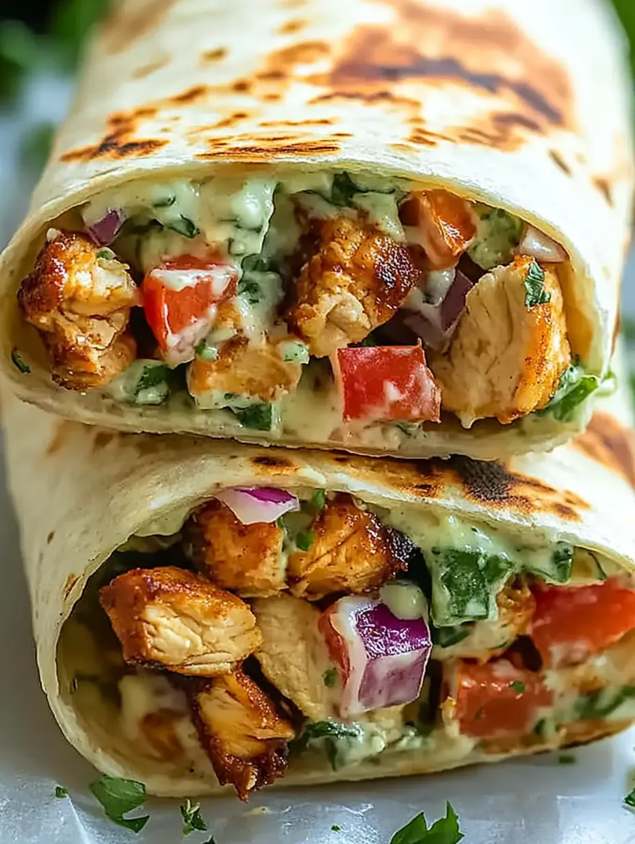 Rauchiger Chipotle Ranch Chicken Burrito