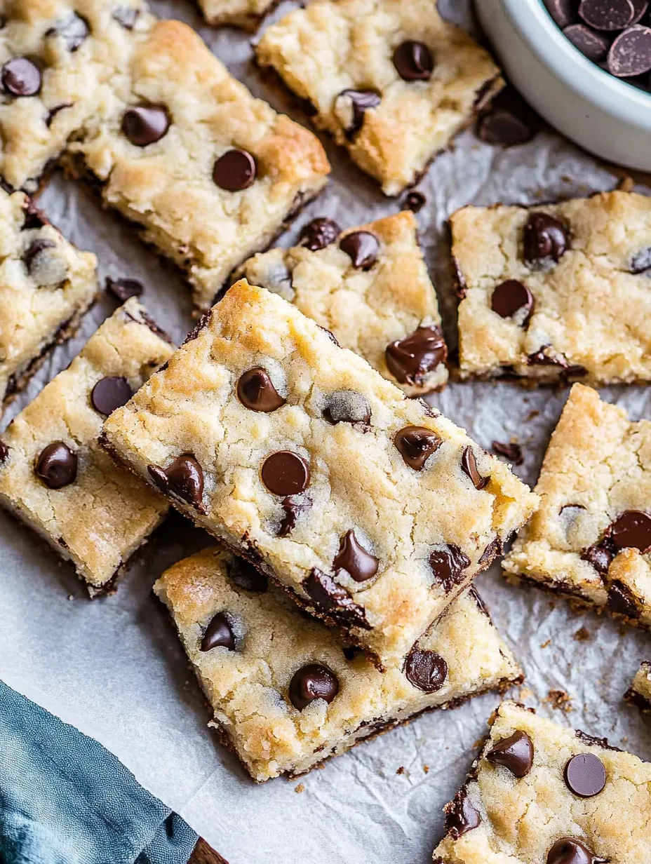 Shortbread-Bissen mit Schokosprenkeln