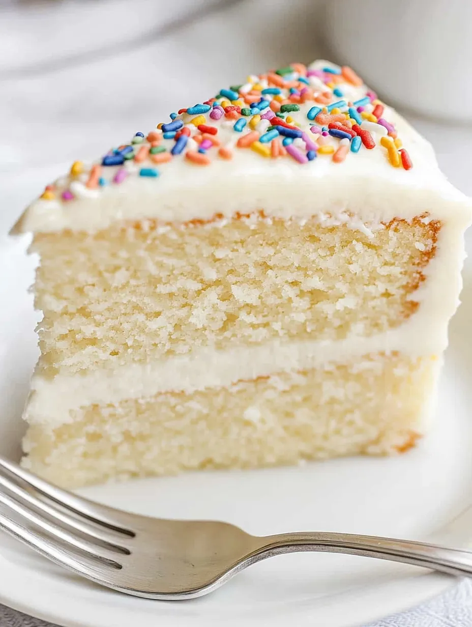 Klassischer fluffiger Vanillekuchen
