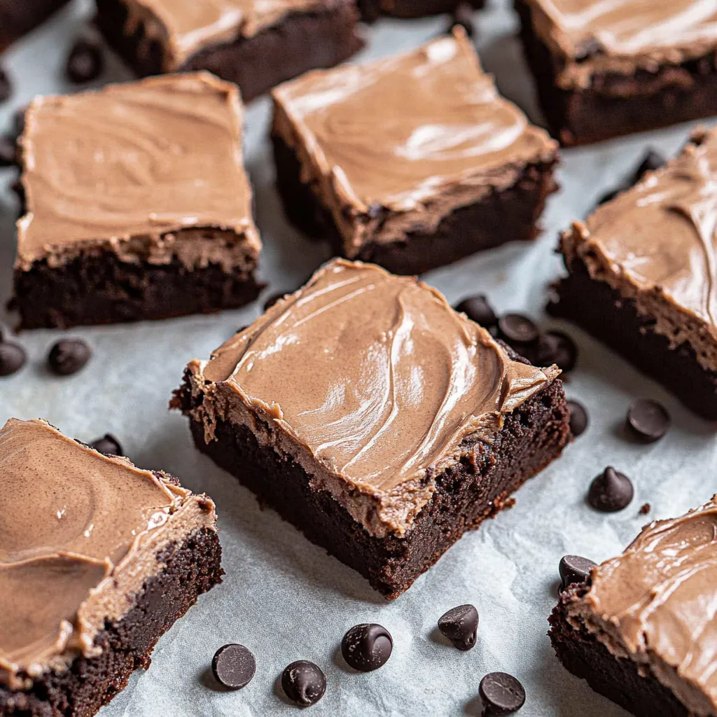 Brownies mit Schokoladenguss