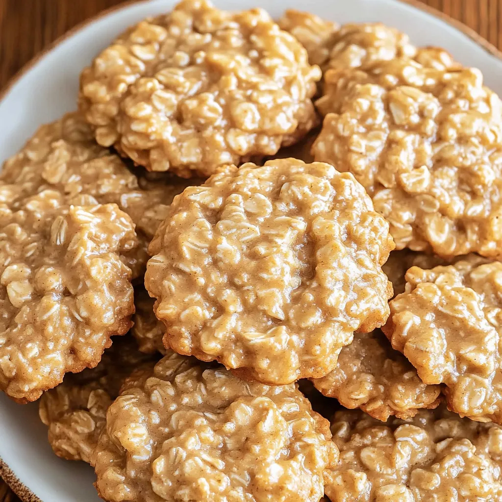 Haferflocken-Butterscotch-Kekse ohne Backen