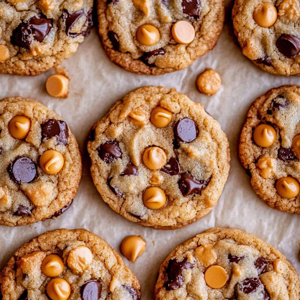 Erdnussbutter Butterscotch Kekse