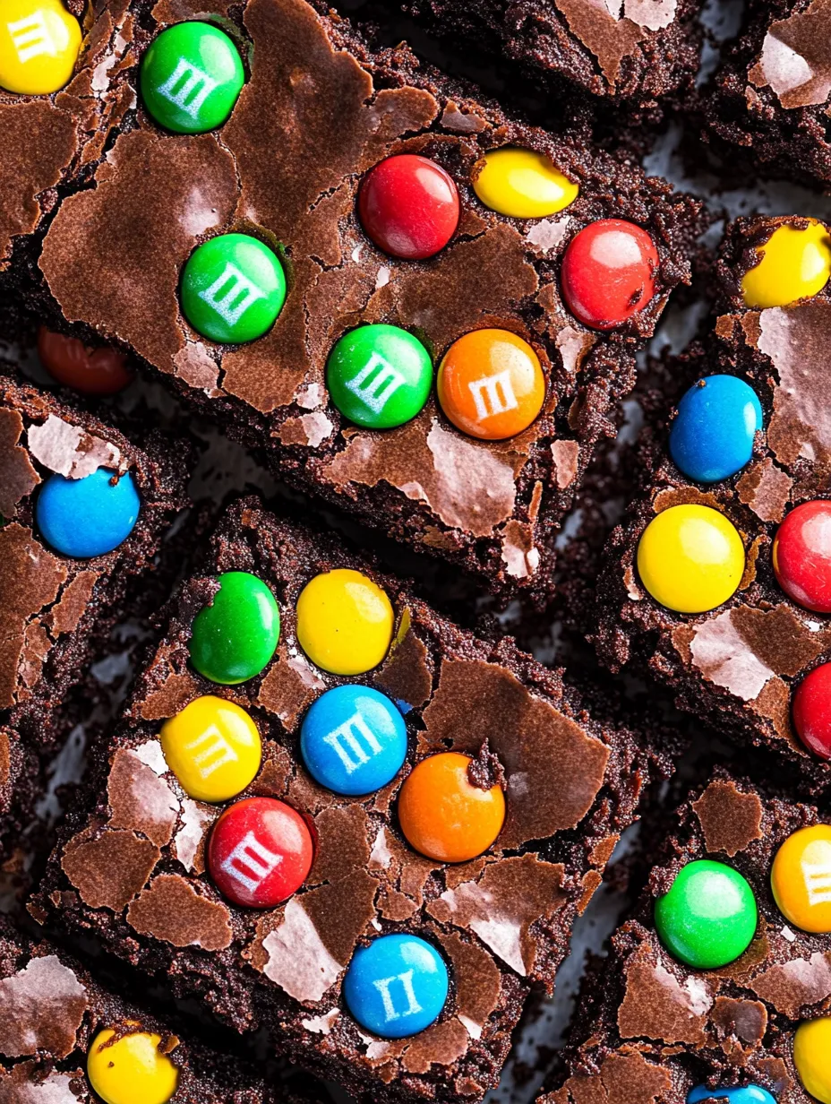 Candy Crunch Fudge Bars