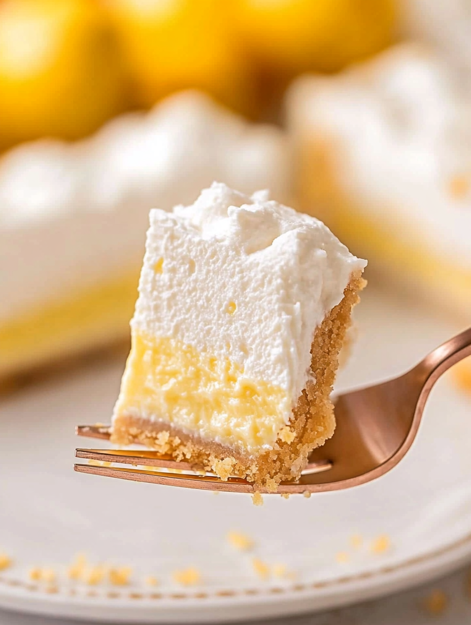 Ein Stück Kuchen auf einer Gabel.