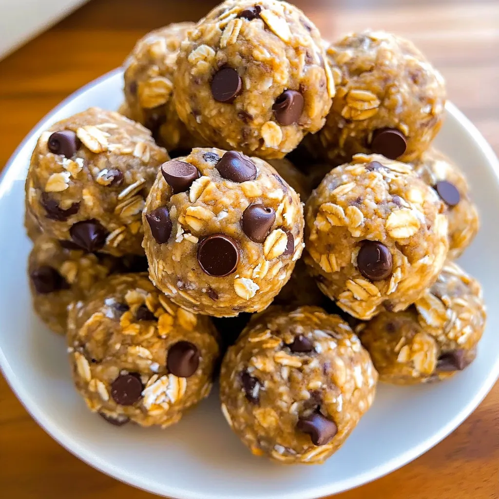 Ein Teller voller mit Schokolade überzogener Müsli-Bällchen.