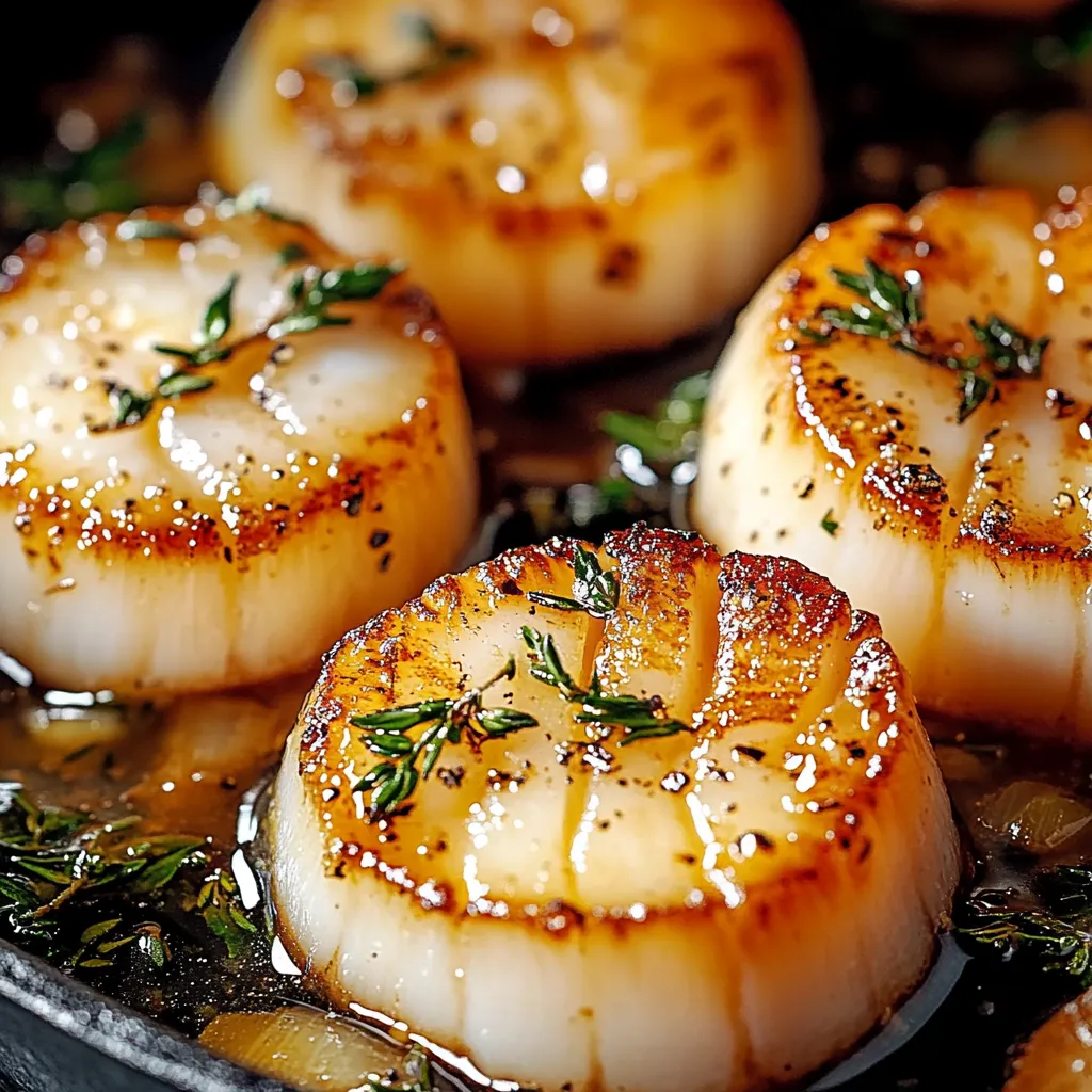Eine Pfanne mit gekochten Muscheln und frischen Kräutern.