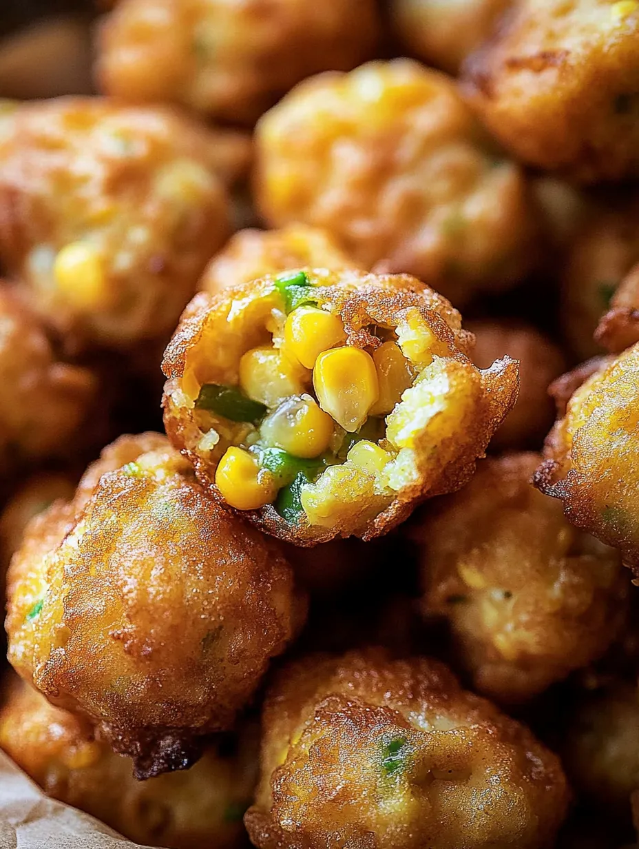 Nahaufnahme eines Corn Dogs, aus dem ein Bissen genommen wurde.