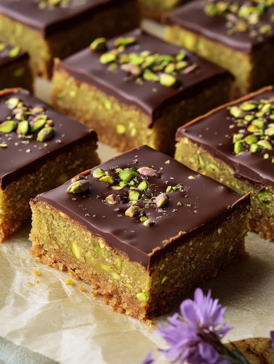 Ein Stück Schokokuchen mit Mandeln obendrauf.