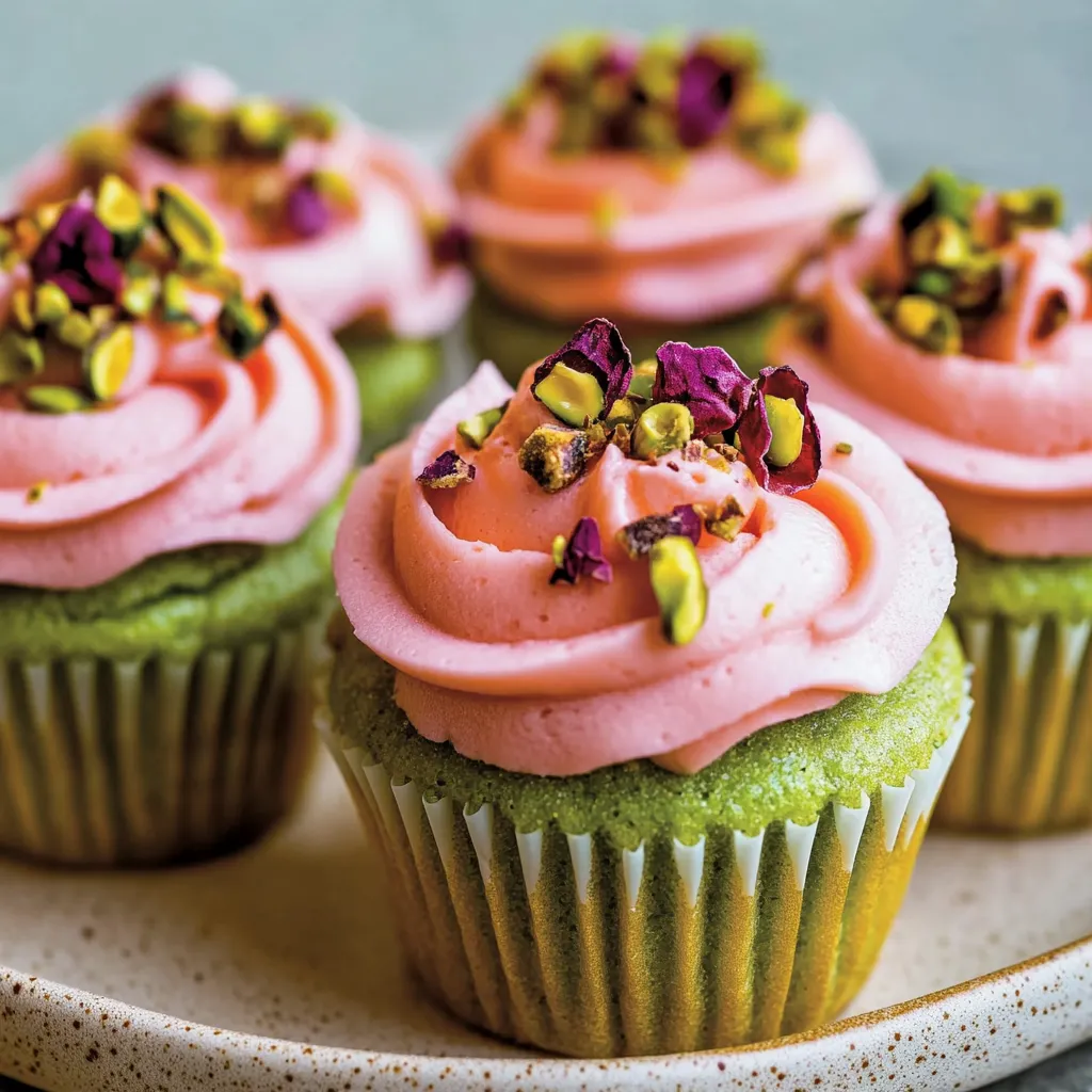Ein Teller voller Mini-Cupcakes.