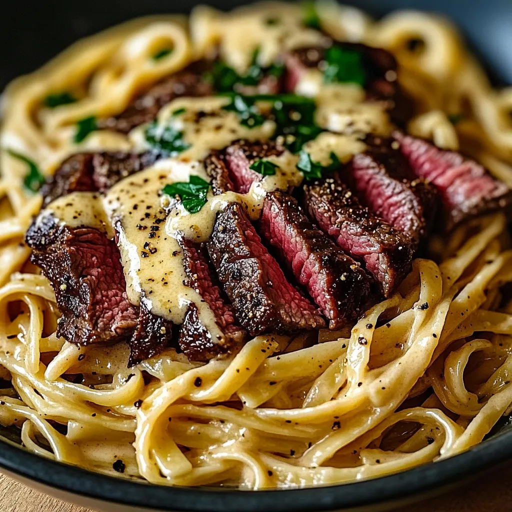 Schüssel Pasta mit Fleisch und Käse.
