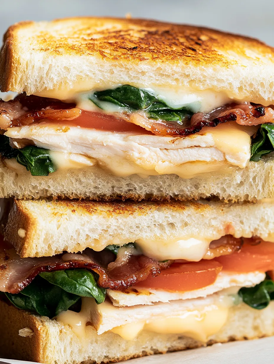 Ein Sandwich mit Bacon und Salat.