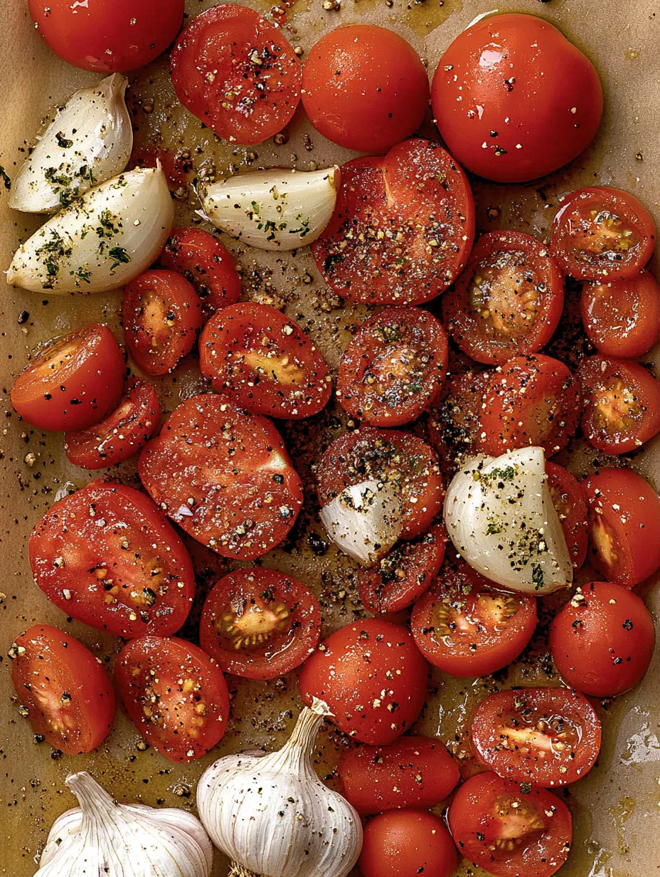 Tomaten und Zwiebeln auf einem Teller.