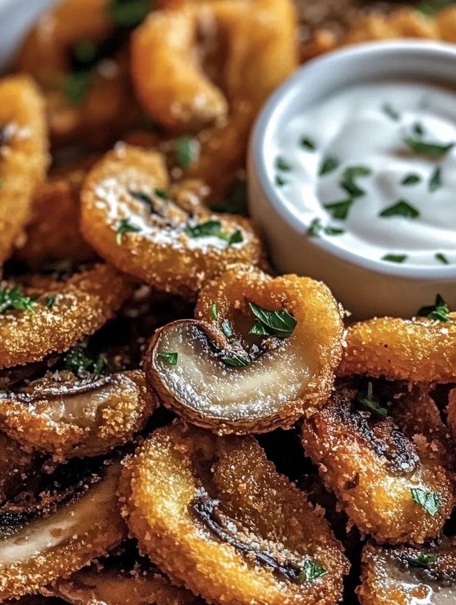 Eine Schale mit gebackenen Zwiebelringen und einem Klecks Sauerrahm oben drauf.