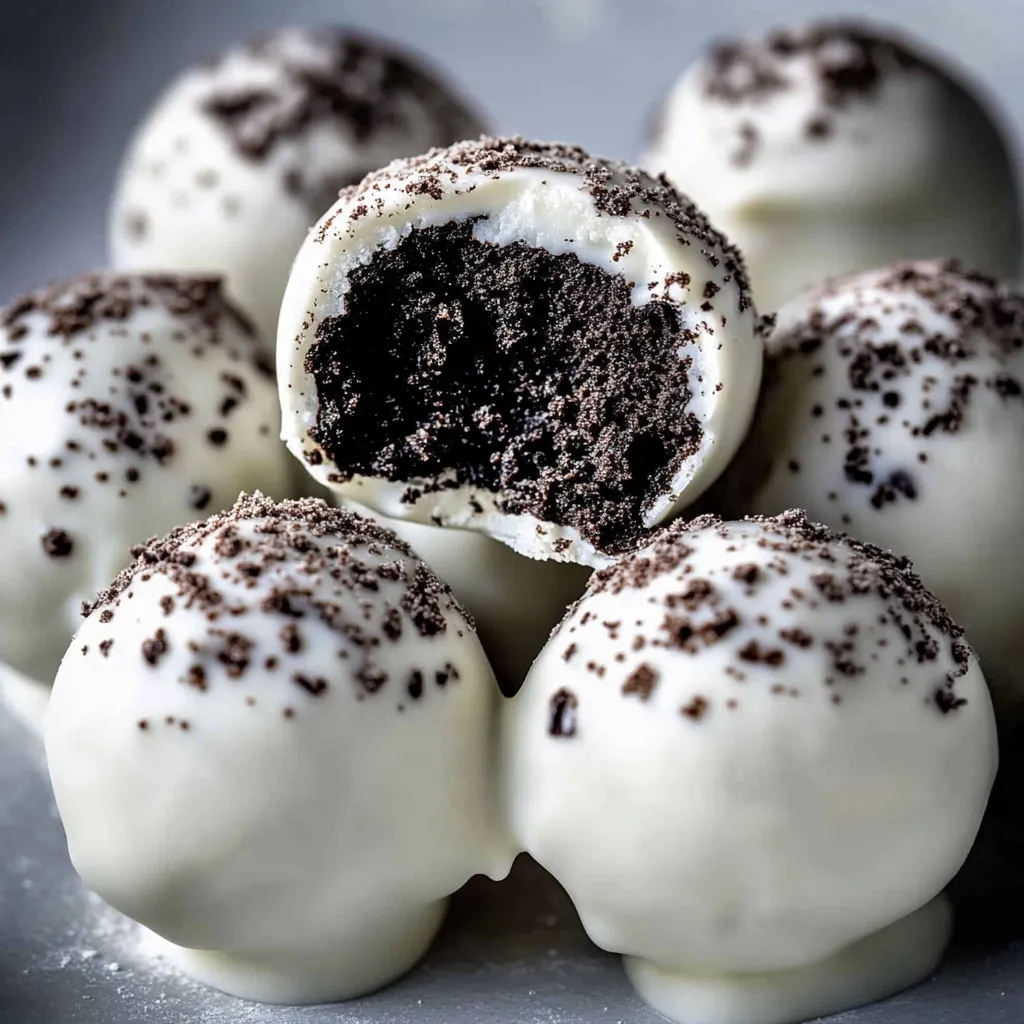 Kugeln mit Schoko- und Vanillefüllung mit knackigem Überzug.