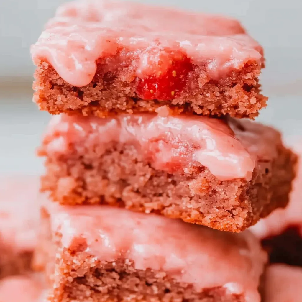Erdbeer Brownies