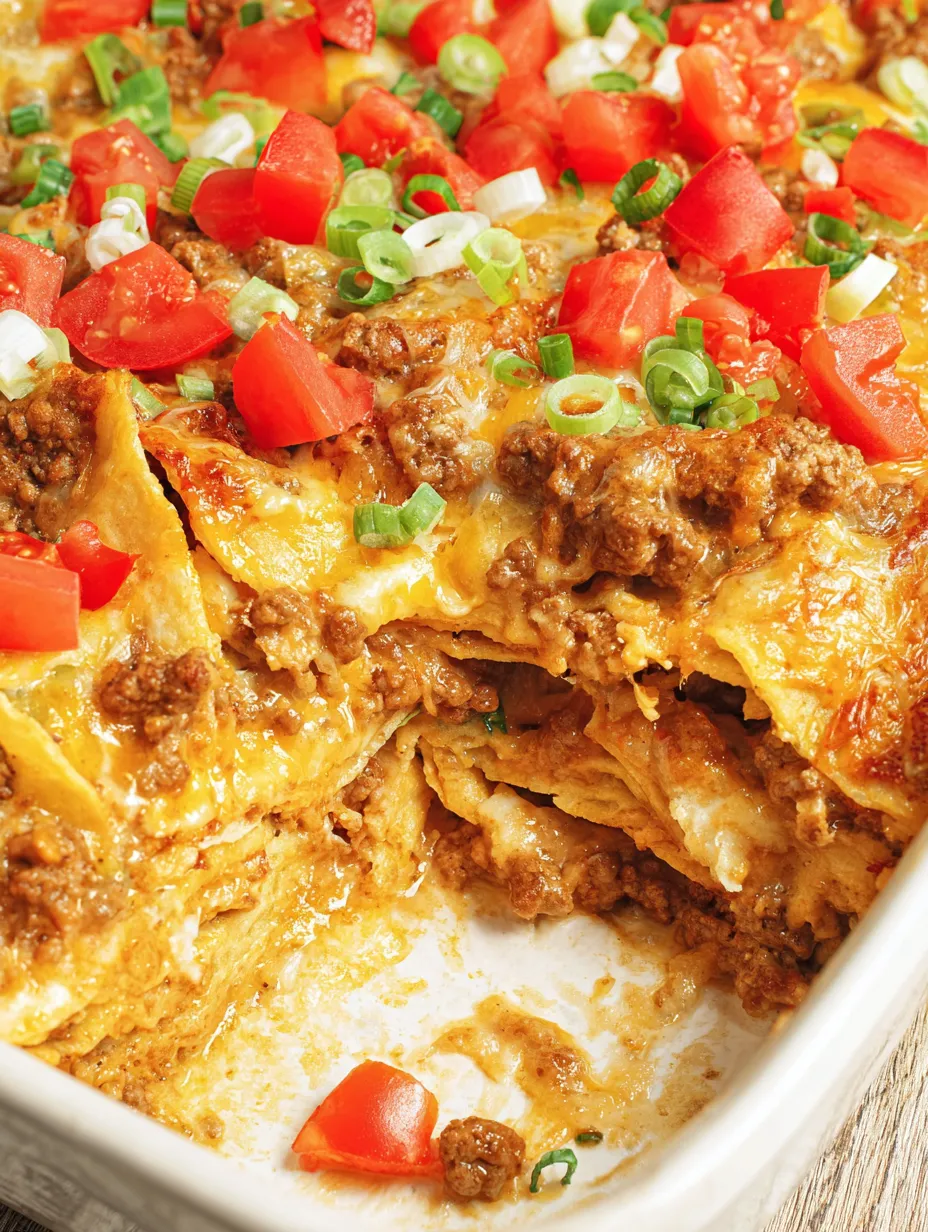 Taco Bell Mexican Pizza Auflauf