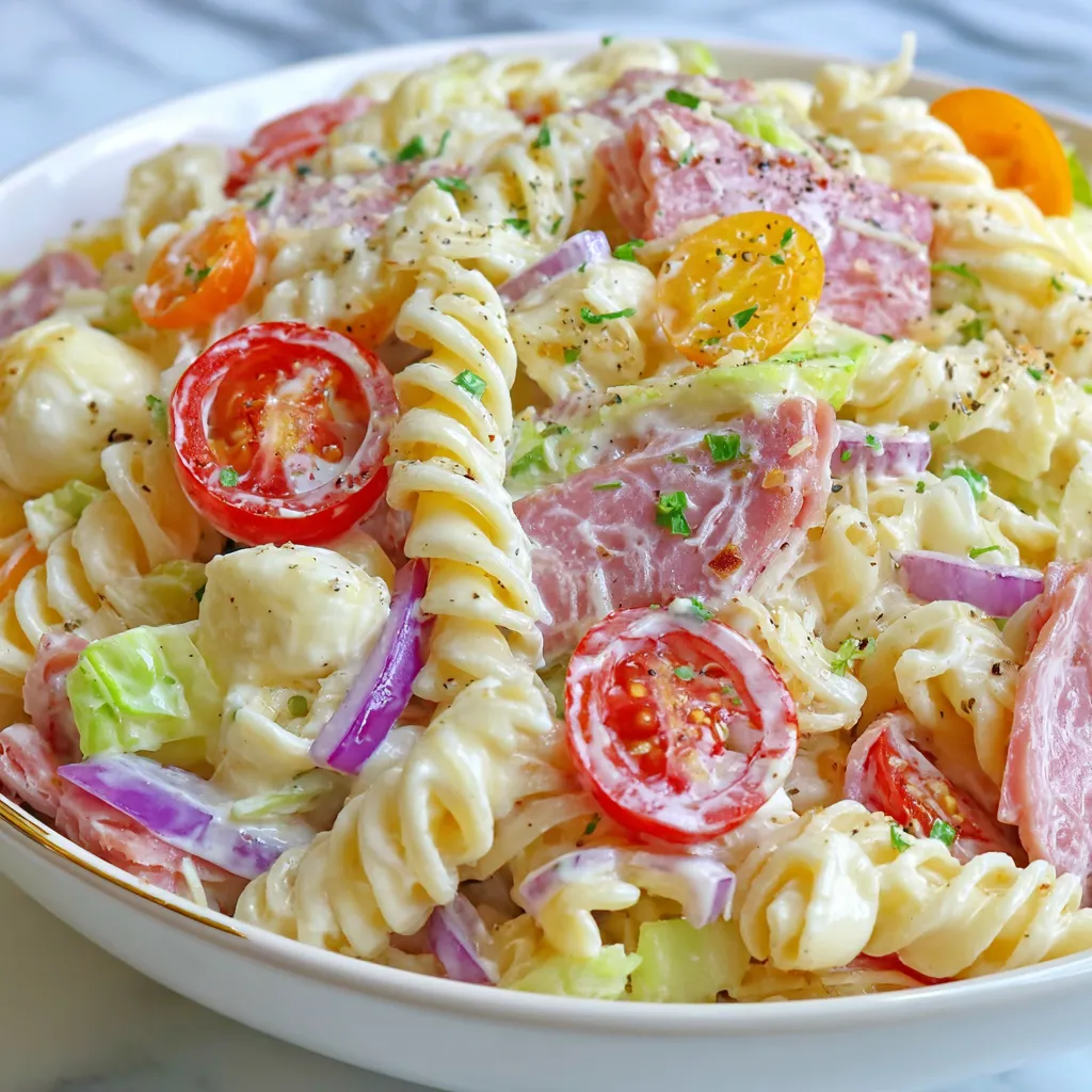 Italienischer Grinder Nudelsalat