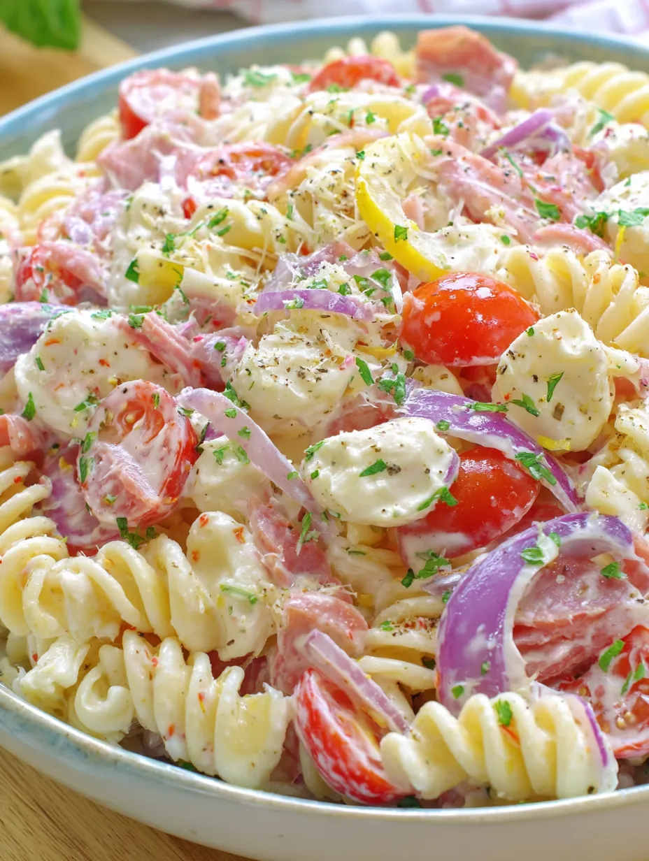 Italienischer Grinder Nudelsalat