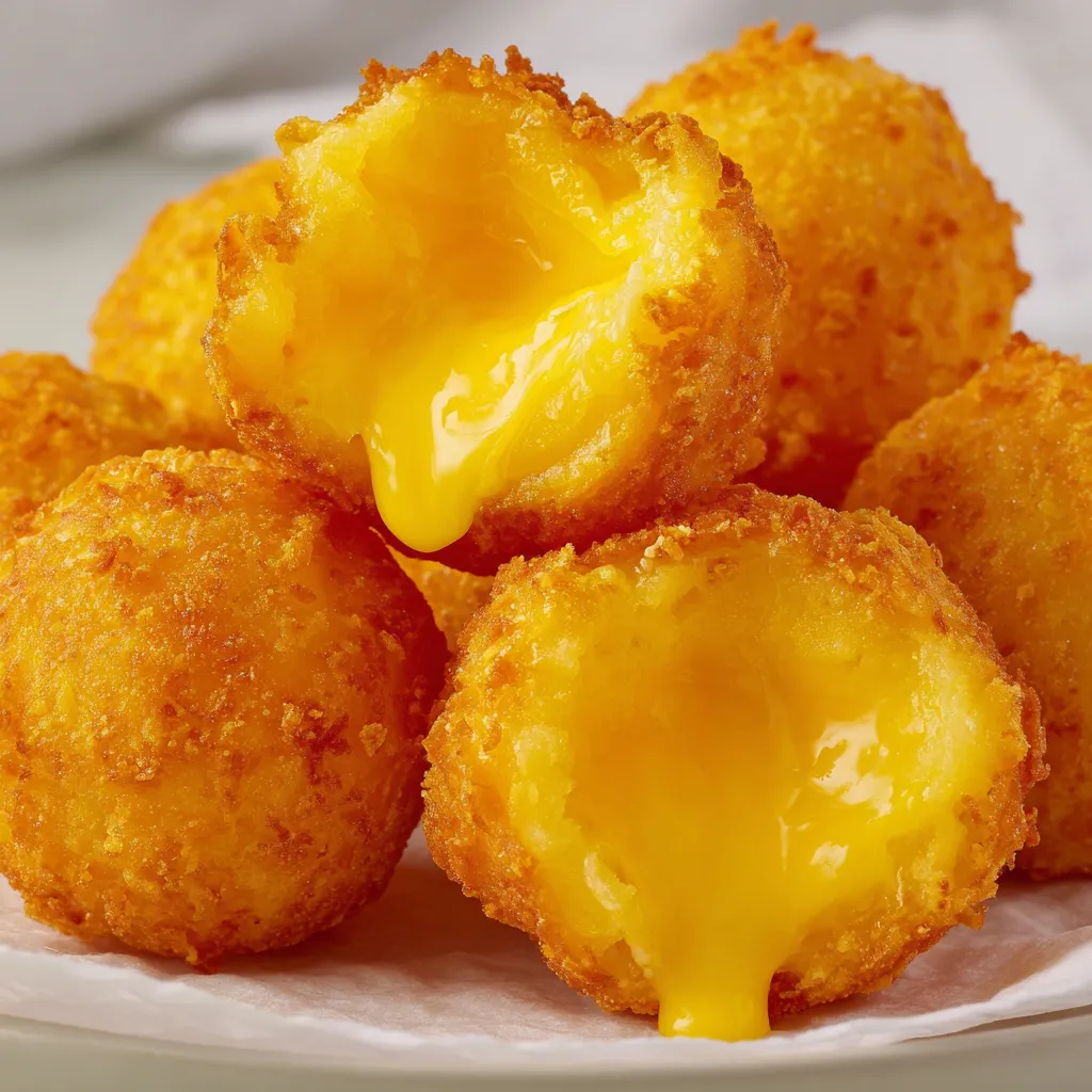 Knusprige Käsebällchen