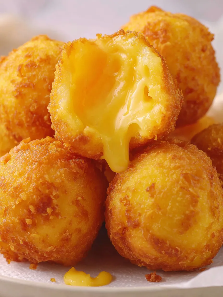Frittierte Käsebällchen