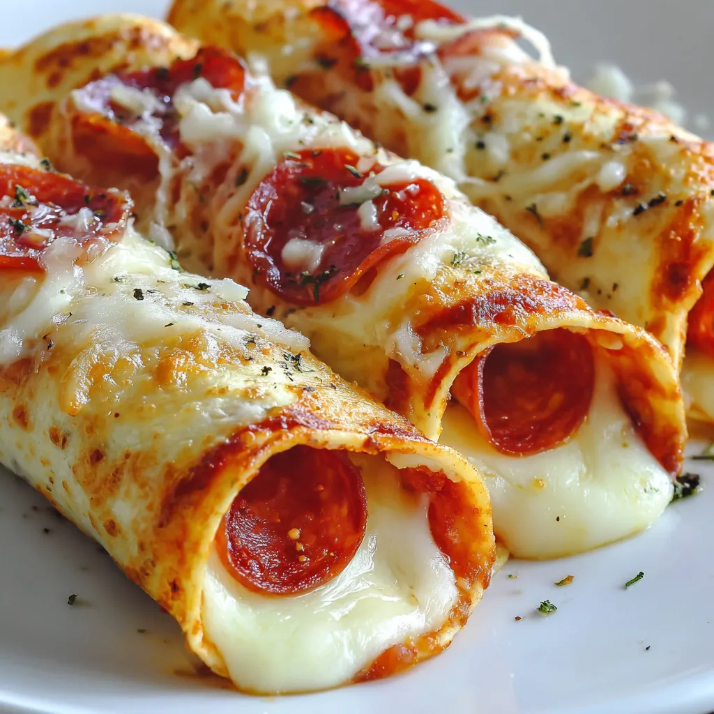 Käsige Pepperoni-Roll-Ups musst du unbedingt probieren!