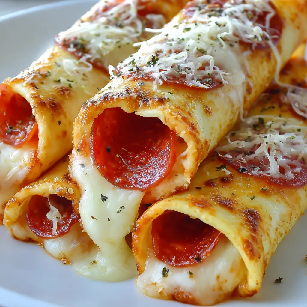 Käsige Pepperoni-Roll-Ups musst du unbedingt probieren!