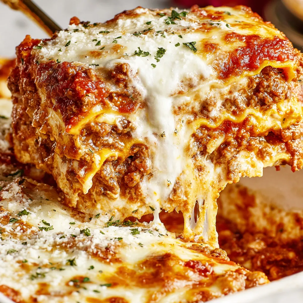 Lasagne ohne Vorkochen mit einfacher Zubereitung