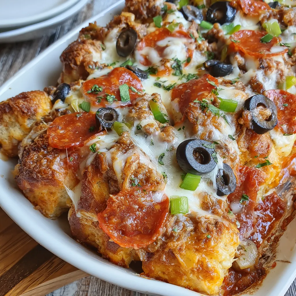 Pizza Auflauf Biskuit