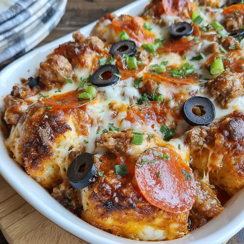 Bubble Up Pizza Bake