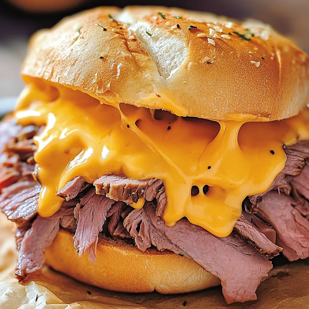 Arby’s Rind und Cheddar Sandwiches