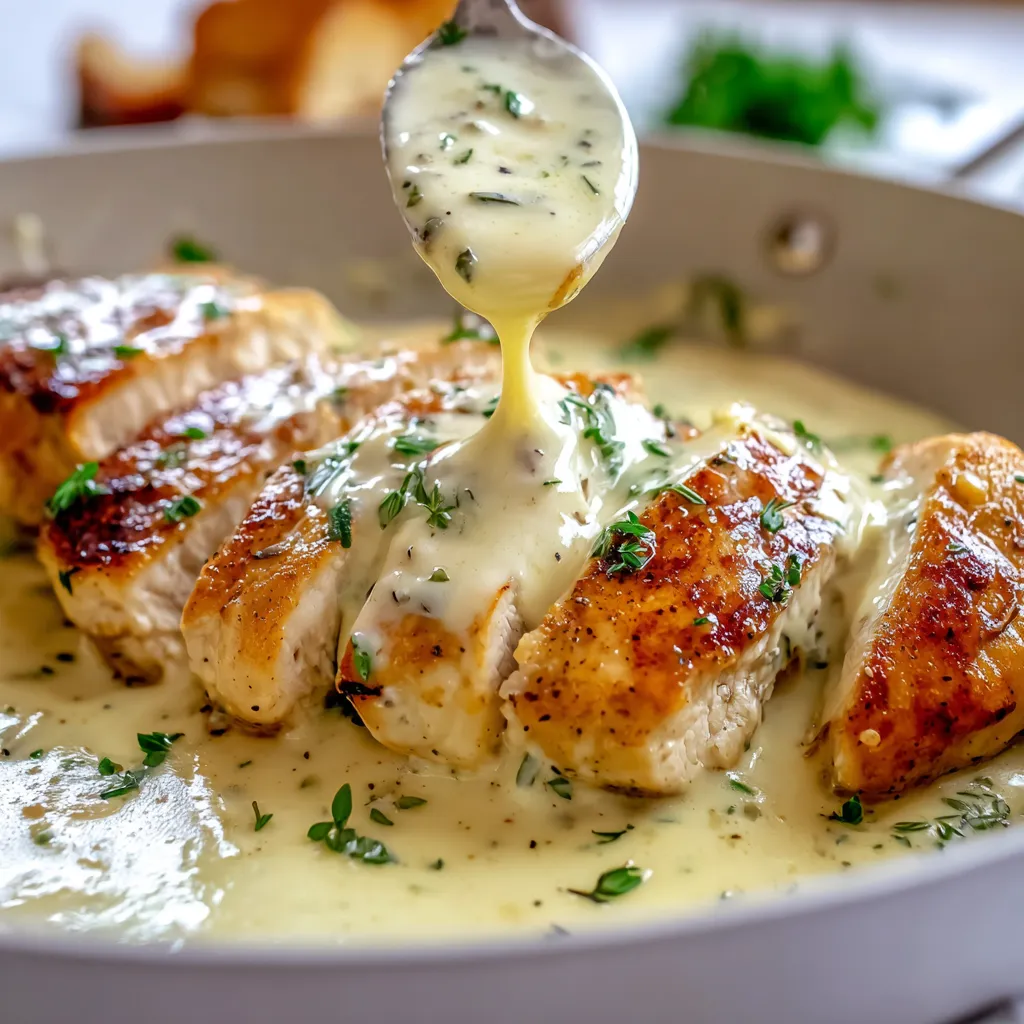 Cremiges Boursin-Huhn
