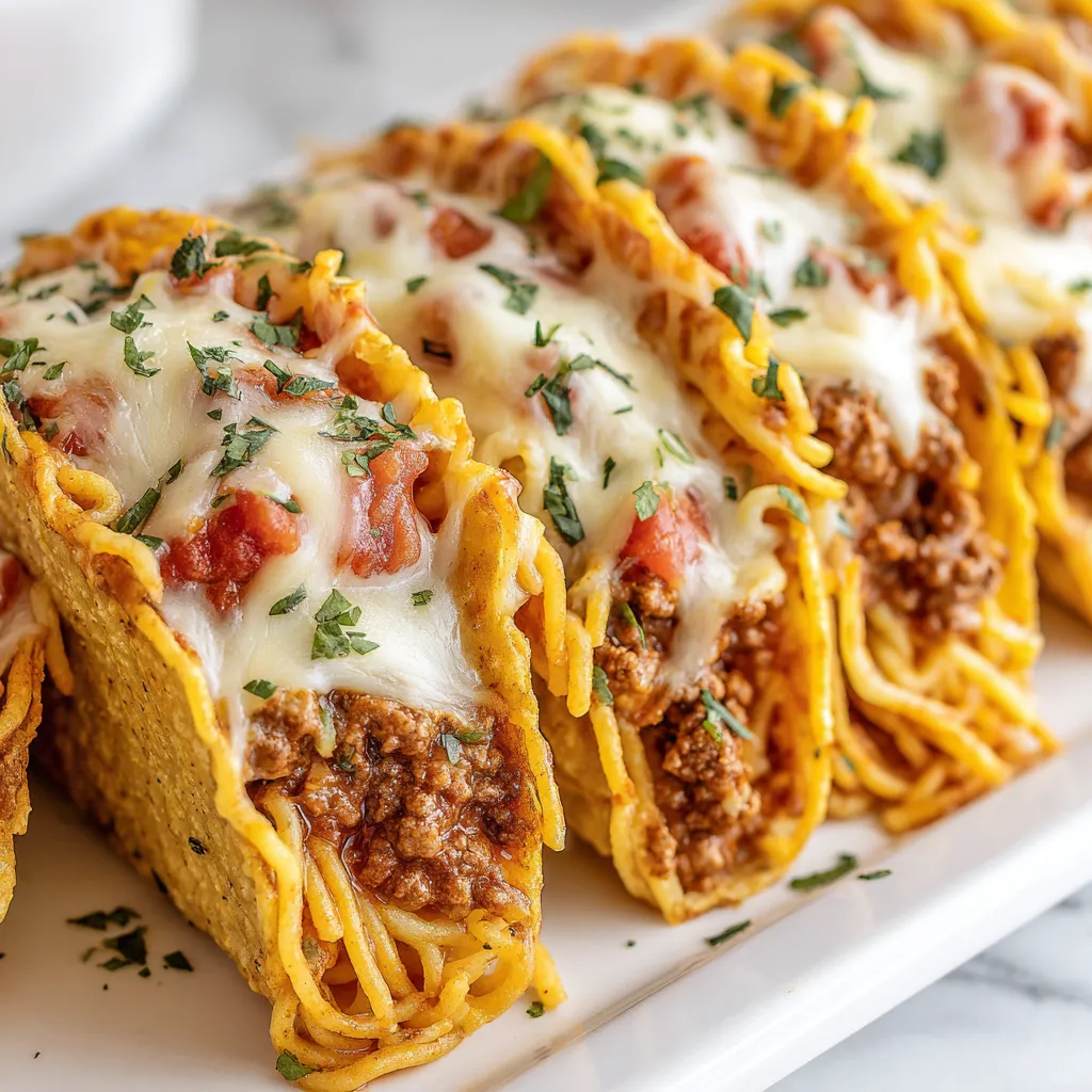 Spaghetti Tacos