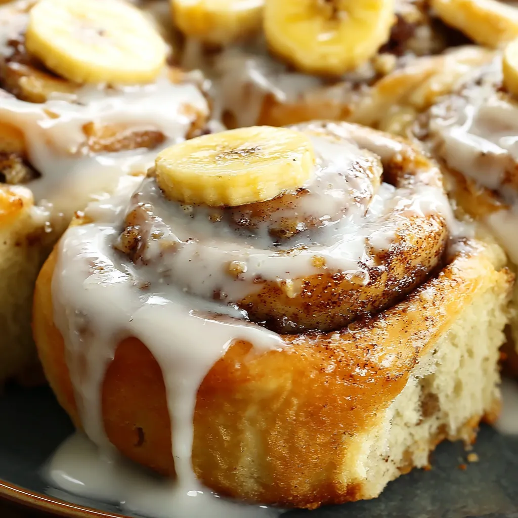 Bananenbrot Zimtschnecken