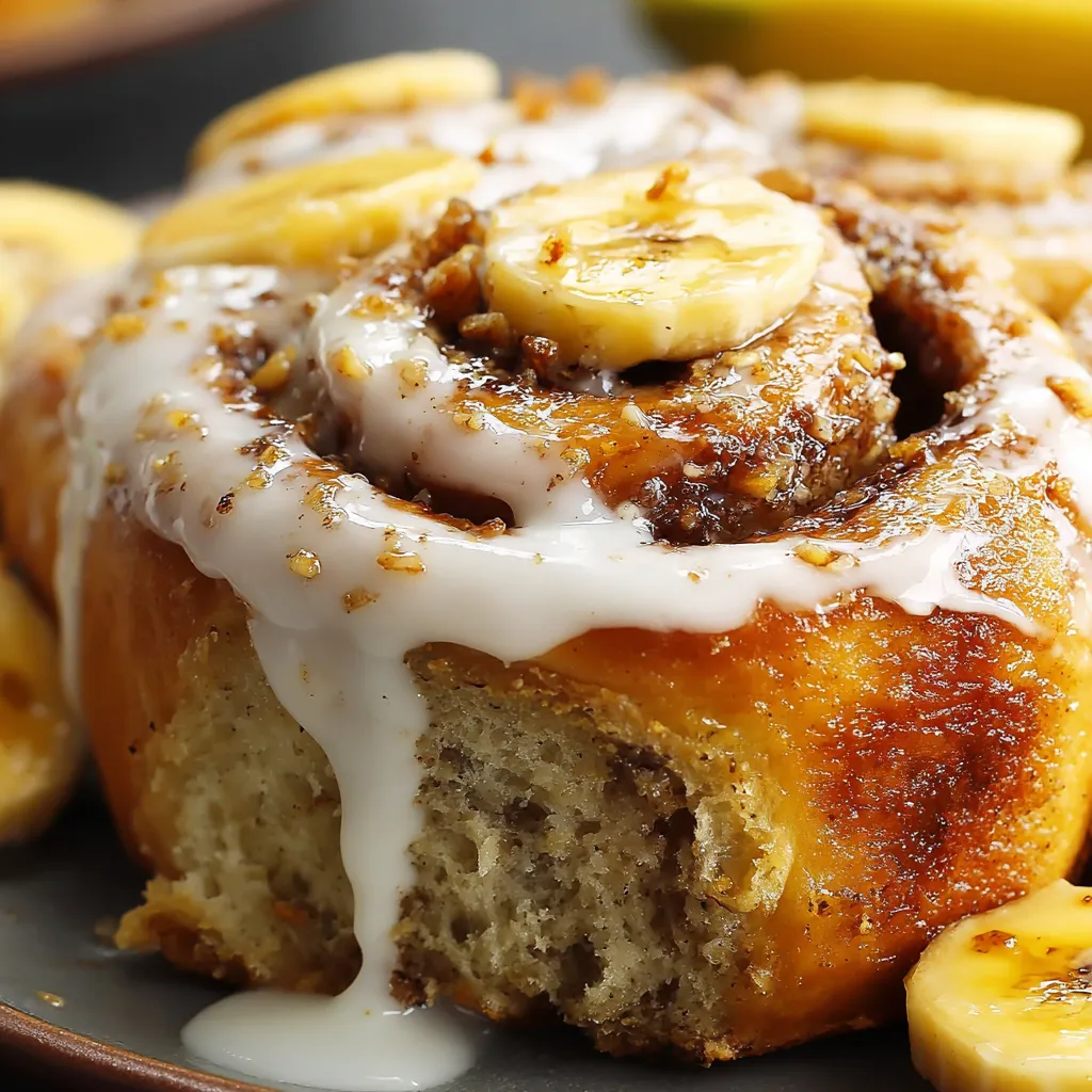 Bananenbrot-Zimtschnecken