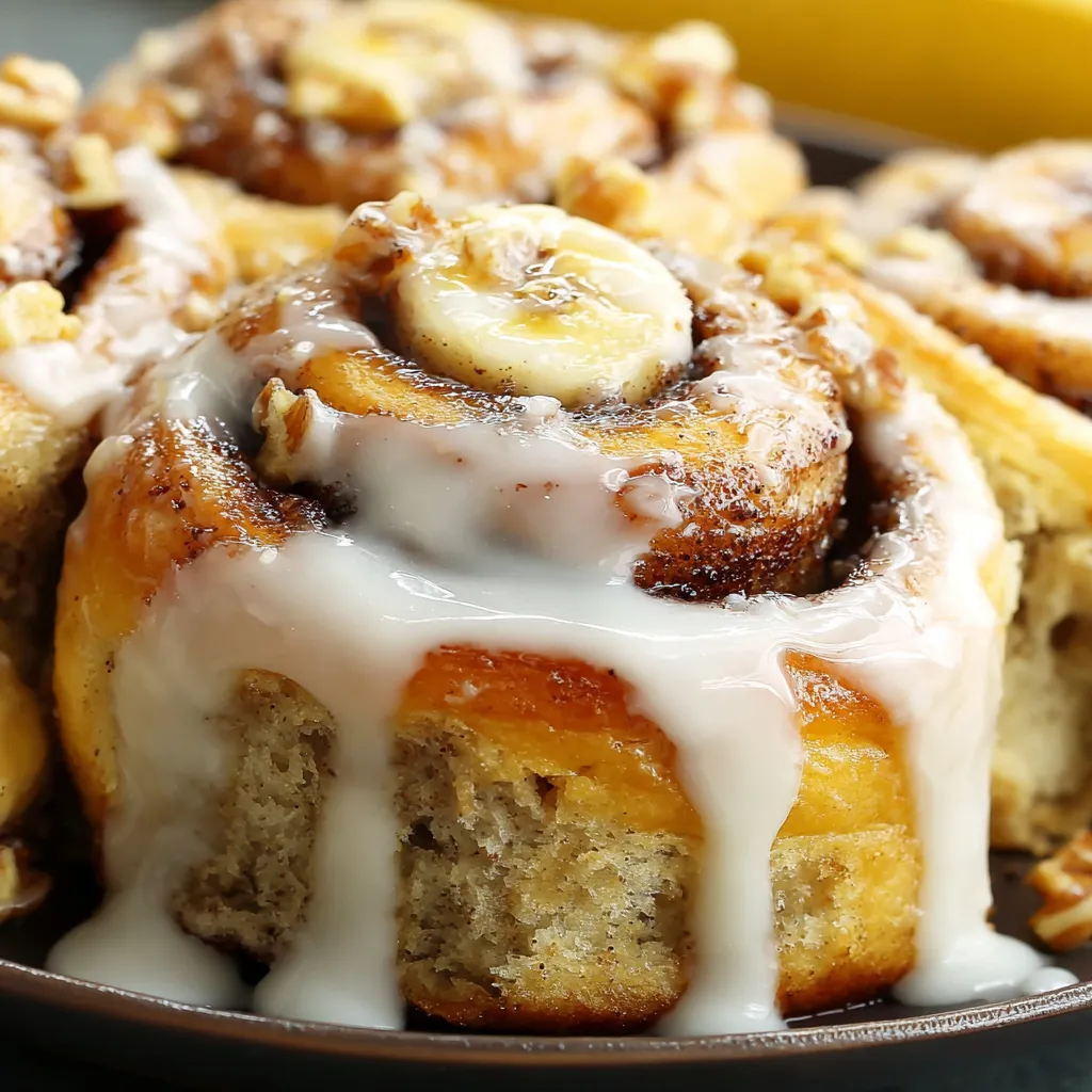 Bananenbrot-Zimtschnecken