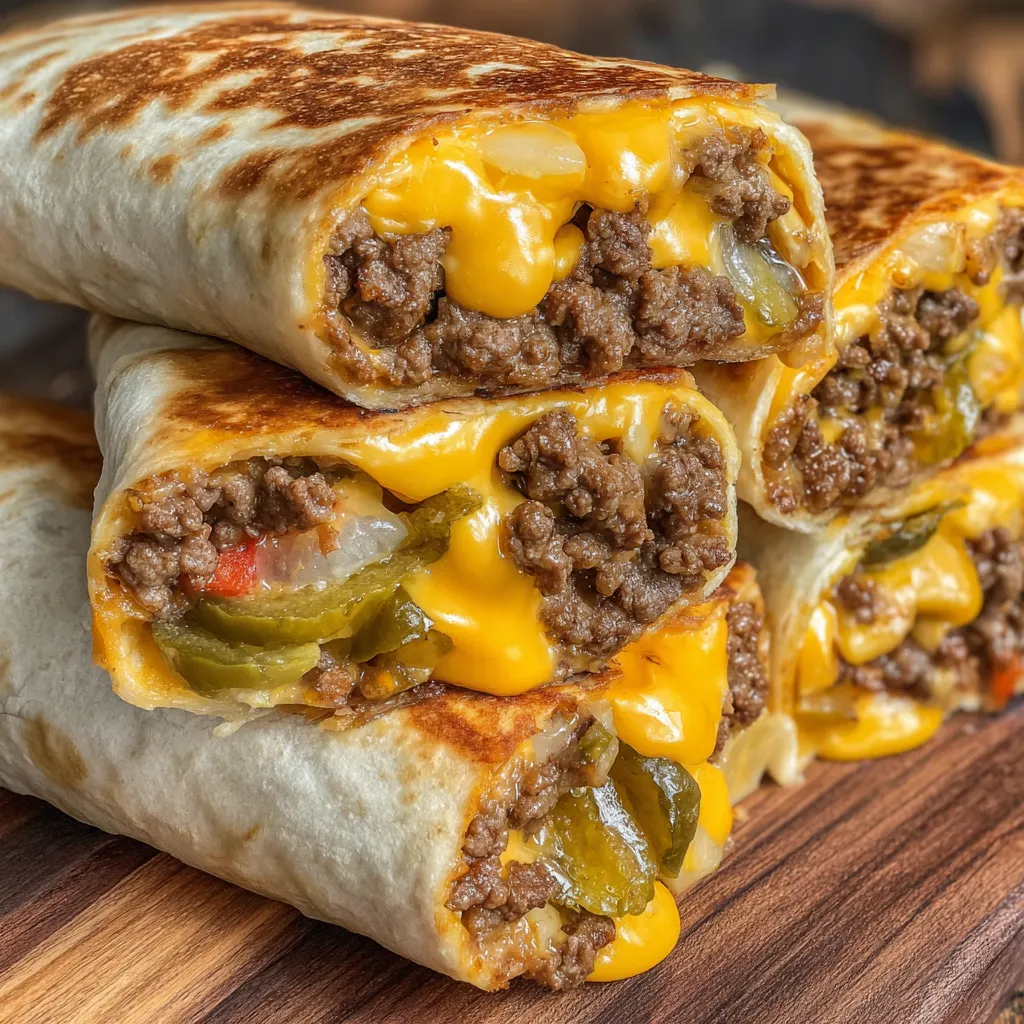 Cheeseburger Wraps Luftfritteuse