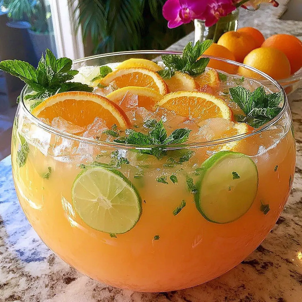 SOMMER TROPISCHE ANANAS LIMO BOWLE