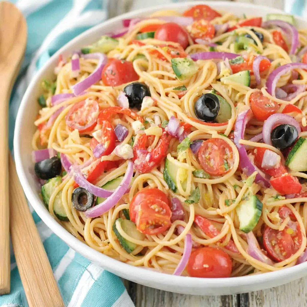 Sommer Spaghetti Salat (+Video)