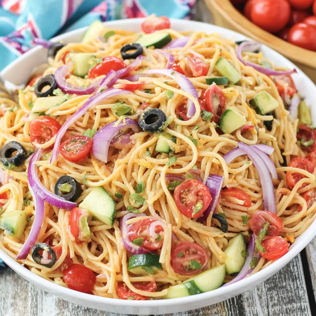 Sommerliche Spaghetti-Schüssel (+Video)