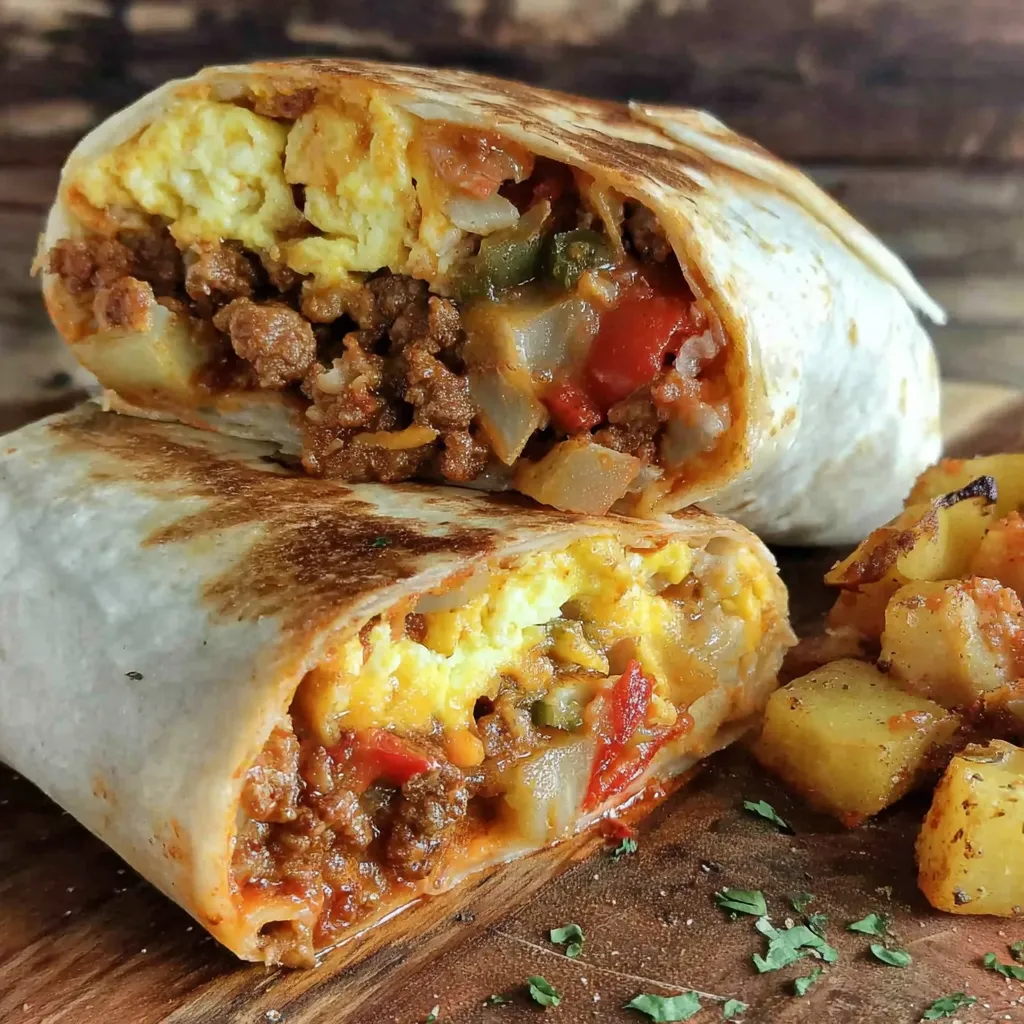 Chorizo Frühstücks-Burrito