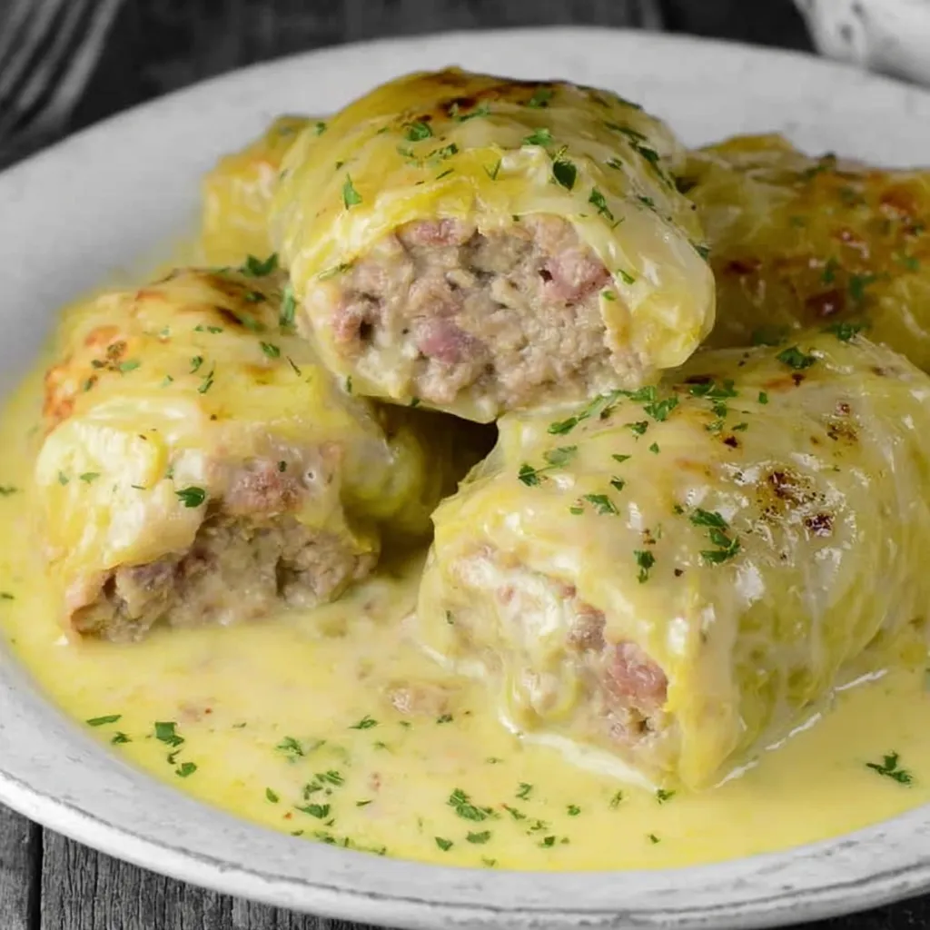 Griechische gefüllte Kohlrouladen