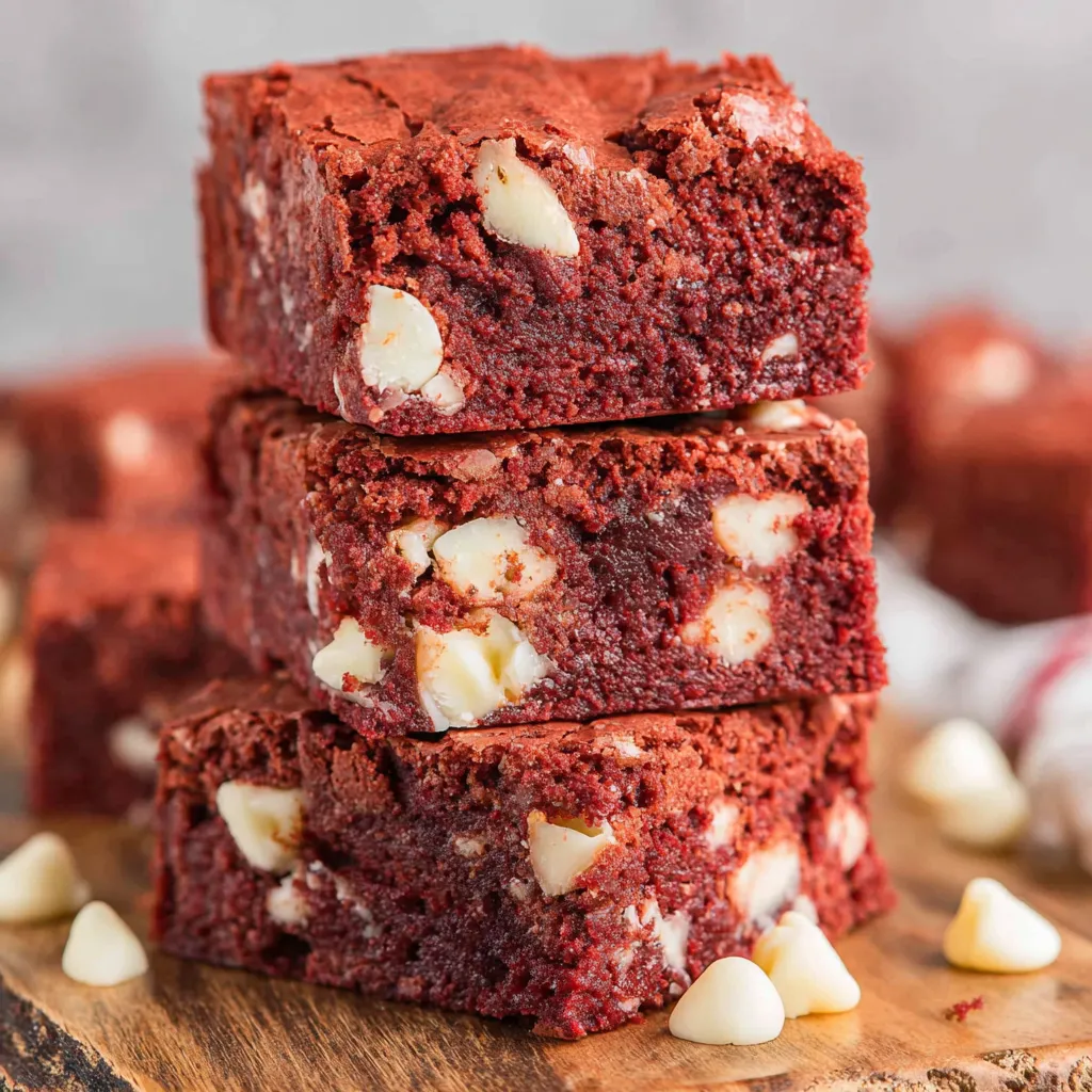 Rote Samt Brownies