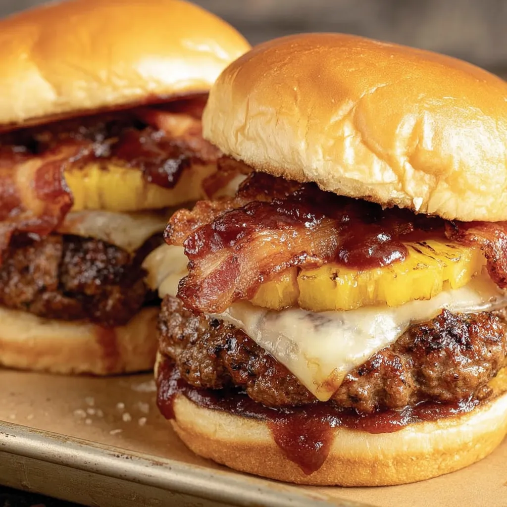 Ananas Speck Burger