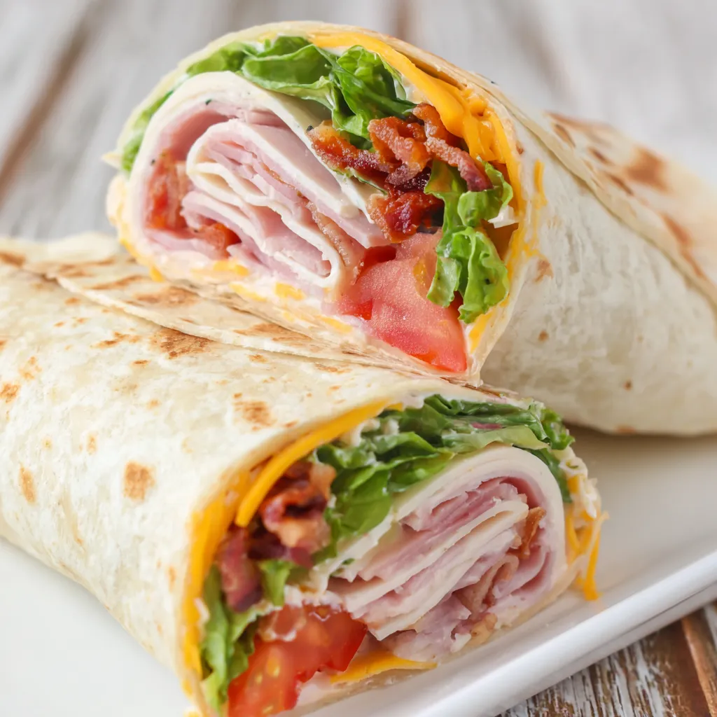 Truthahn-Ranch-Wraps