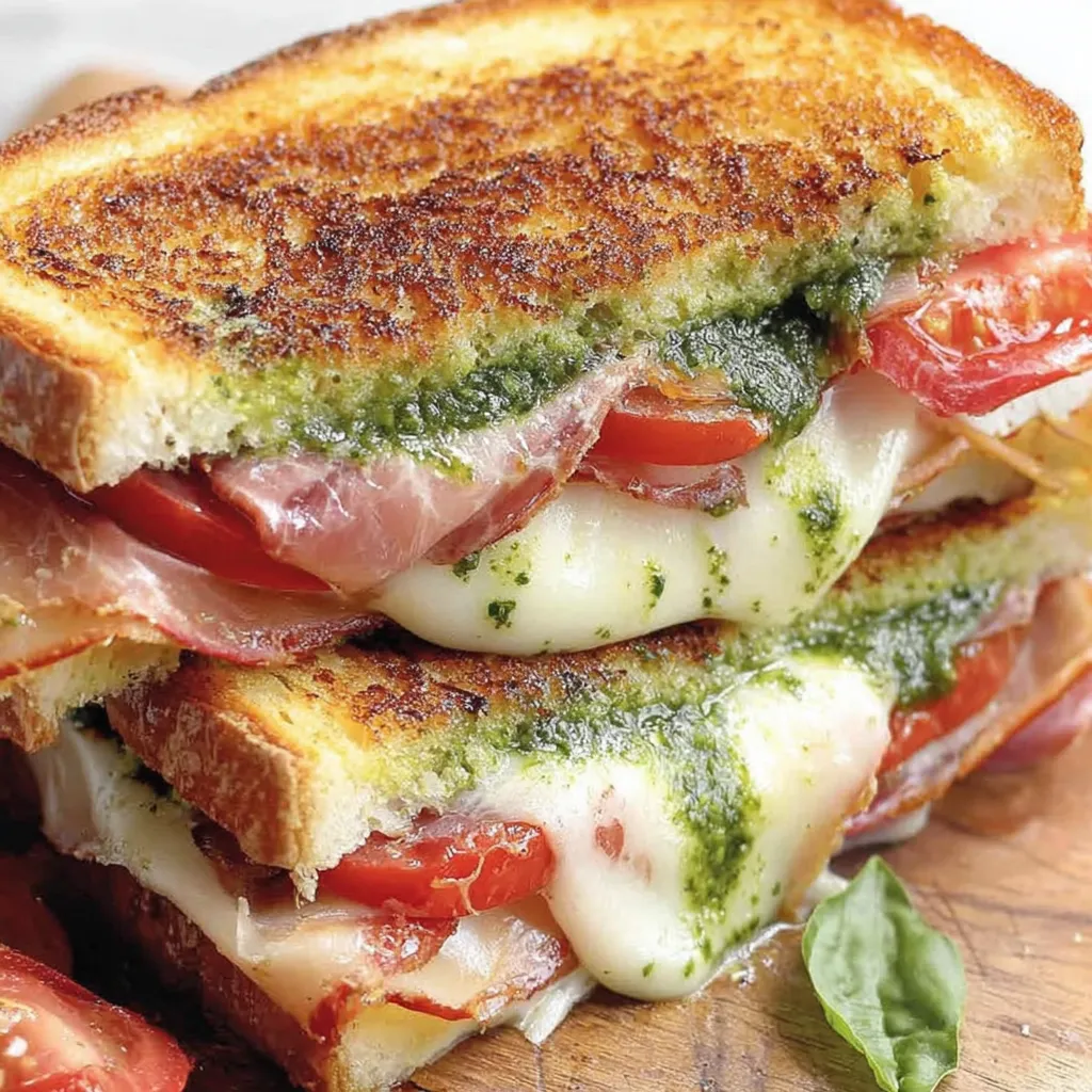Prosciutto Caprese Sandwich