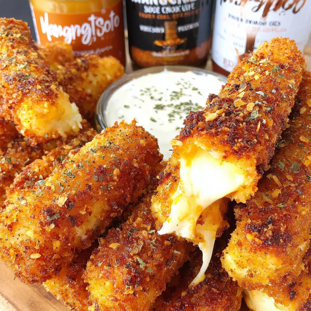 Nashville Hot Mozzarella Sticks