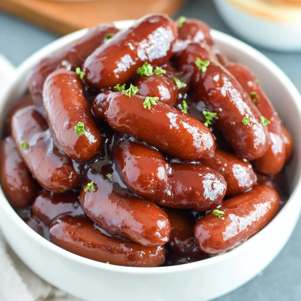 Crockpot Traubengelee Würstchen