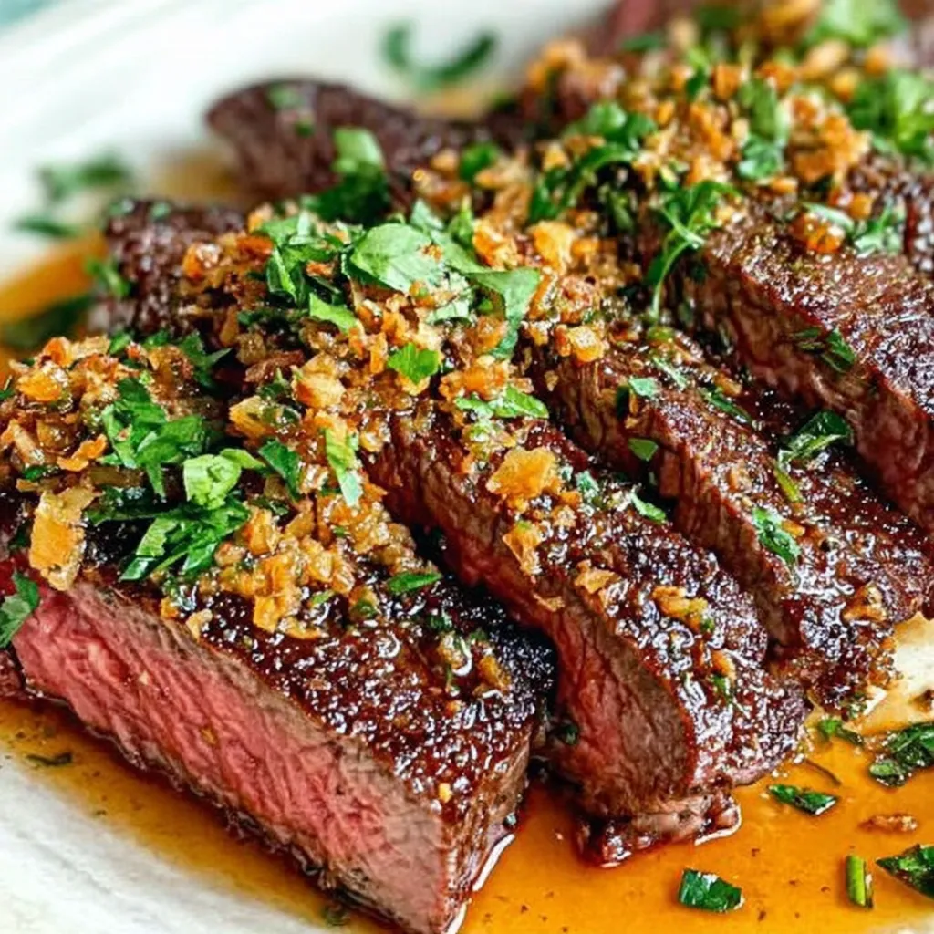 Knoblauch Butter Steak