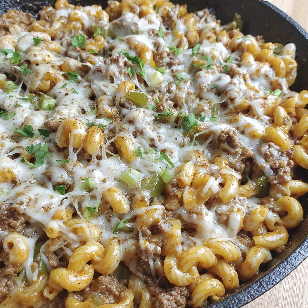 Cheese Steak Pfannenhilfe