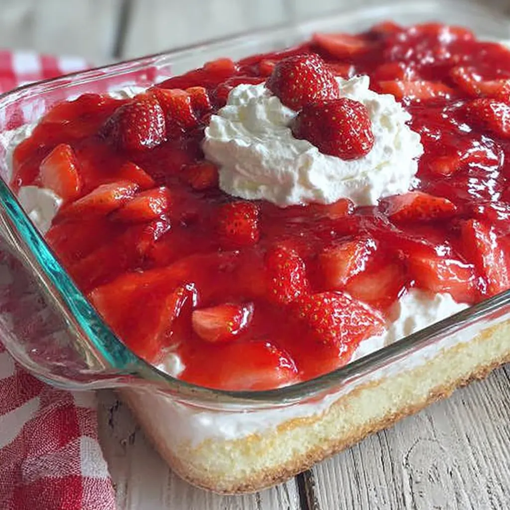 Erdbeer-Biskuit-Kuchen
